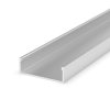 LED profil P13-1 stříbrný široký přisazený (Varianta Profil bez krytu 1m)