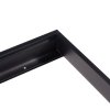 Rám LED panelu 30x120cm 65mm pro přisazení černý