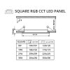 LED panel 24V 9W RGBCCT 24HB9 čtverec