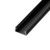 LED profil N14C - nástěnný černý (Varianta Profil bez krytu 1m)