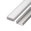 LED profil N14 - nástěnný stříbrný