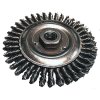kotoučový kartáč z ocelového drátu,splétaný drát 0,5mm,150mm