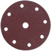 papír brusný suchý zip 150mm 9 děr K80, 50ks