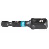 torzní adaptér 1/4" IMPACT BLACK, čtyřhran 3/8", 50mm