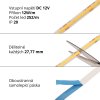 COB LED pásek 5m 5MCOB1212 (Varianta Denní bílá)