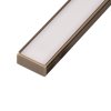 LED profil N14B nástěnný bronzový (Varianta Profil bez krytu 1m)