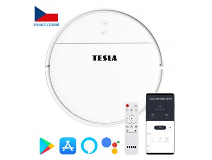 TESLA RoboStar iQ100 - robotický vysavač (bílá barva)