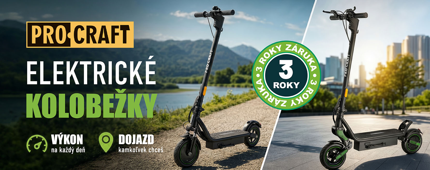 Procraft kolobezyky