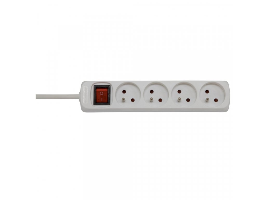 BRENNENSTUHL 1152311324 Eco-Line zásuvková lišta s vypínačom 16A 3m-4z - biela