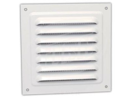 Vents MVM 300s Štvorhranná biela plechová mriežka, 300 x 300 mm