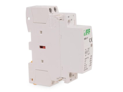 1613102 ST25-11 Stýkač 1 mod. na DIN lištu, 230V AC, 25A, AC1 4kW / AC3 1,3kW, 1x zap.kontakt + 1x rozp.kontakt