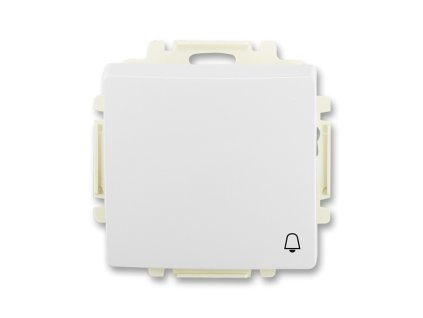 ABB 3557G-A80343 B1 Swing Ovládač 1/0, prístroj, kryt so symbolom; biela