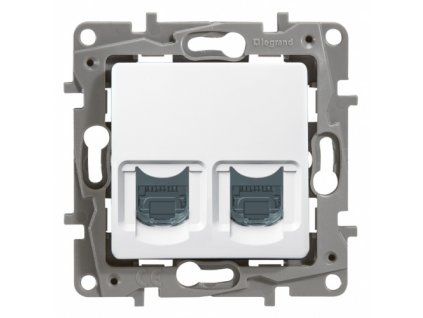 LE 764578 NILOÉ ZÁSUVKA 2XRJ45 CAT.6 FTP BIEL