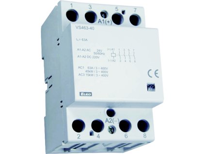 ELKO VS463-40 230V AC/DC Inštalačný stýkač, výstup 4x63A spínací