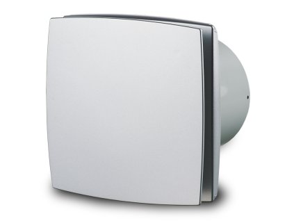 Ventilátor axiálny 125LDTHL O 125mm, bez žalúzie s predným krytom bielym, guličkové ložiská, časový spínač, hygrostat