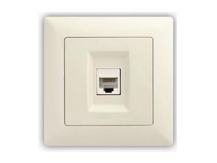 Vis Simple zasuvka dat.Cat 6 1xRJ45 biela 169