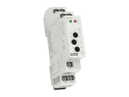 ELKO HRN-54N/3x400V/230V Monitorovacie relé pre kontrolu nadpätia/podpätia v 3f sieťach, výstup 1x8A prepínací