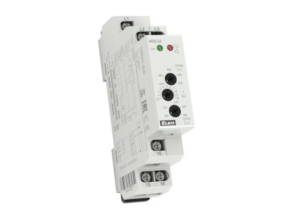 ELKO HRN-54 3x400 V Monitorovacie relé pre kontrolu nadpätia/podpätia v 3f sieťach, výstup 1x8A prepínací