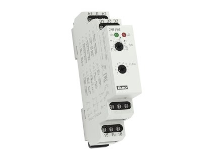 ELKO CRM-91HE/UNI Multifunkčné časové relé na exter. pot, 10 funkcí, čas 0,1s-10 dní, výstup 1x16A prepínací