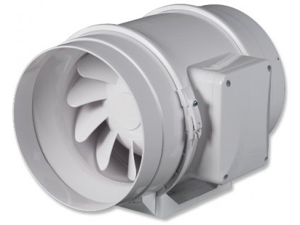 Ventilátor diagonálny potrubný TT PRO 200T plastový, časový spínač, O199mm, 830÷1040m3/h, 76÷108W, 230V AC, IP X4
