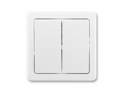 ABB 3557G-C05340 B1 Swing Prepínač 5, komplet; biela