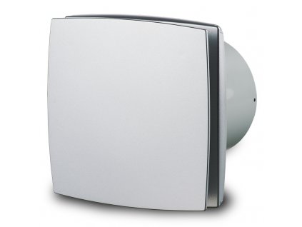 VENTS Ventilátor axiálny 100LDS O 100mm, bez žalúzie s predným krytom farebne upraveným - tmavá strieborná