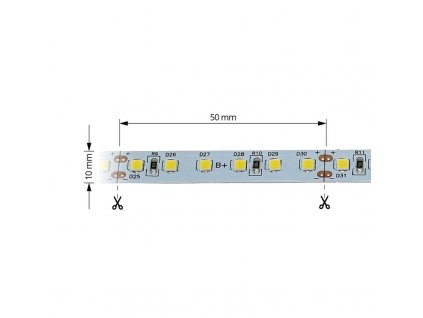 LED pas CC SELS-2835-NW120-24-CC 24V 10W 4000K IP20