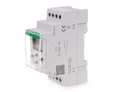 Hodiny spínacie digitálne PCZ-524 astronomický súmrakový spínač 2 mod., 16A, 24÷264V AC/DC