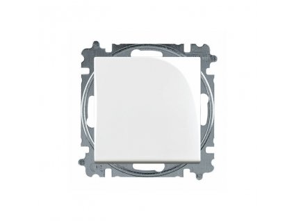 ABB 3521B-A0634594 Basic55 Prepínač striedavý 6, s krytom; biela