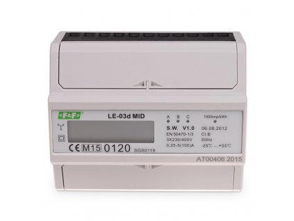 Elektromer digit. 3F 1T LE-03d MID certif. 100A