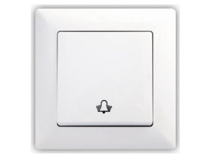 Vis Simple tlačidlo (zvonček) biela 111