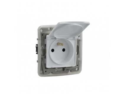 LE 764548 NILOÉ ZÁSUVKA 2P+T IP 44 BIELA