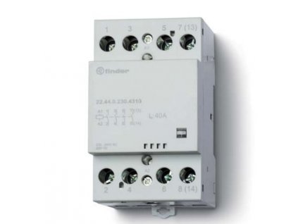 FINDER 22.44.0.230.4310 Stýkač MOD 40A/230 AC/DC 4NO+ONC  tichý