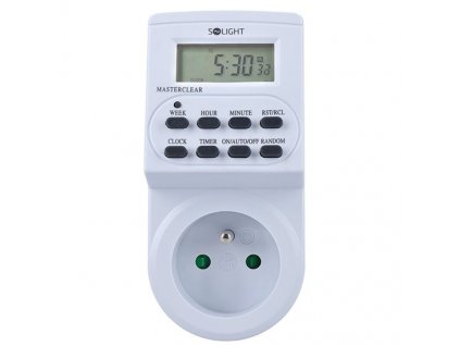 Solight DT03 časový spínač digitálny, displej, 16 režimov