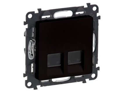 VALENA LIFE DÁTOVÁ ZÁSUVKA 2XRJ 45 (ČIERNA)