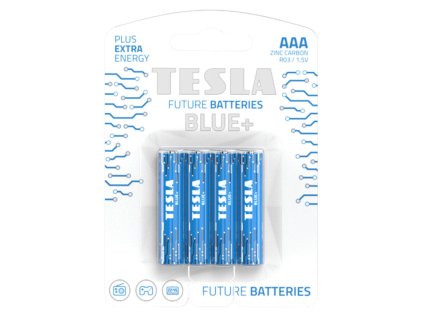 TESLA BATTERIES AAA BLUE+ Baterky (BLISTER 4 ks)