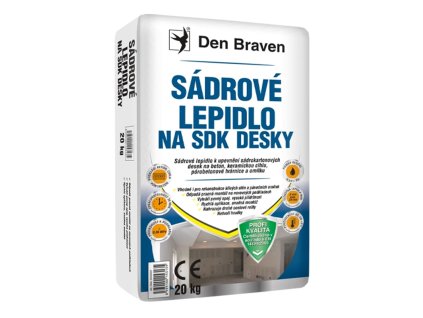 Sadrové lepidlo pre montáž SDK dosiek 20 kg
