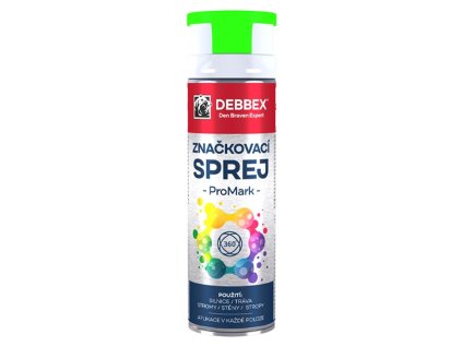 Značkovací sprej 500ml Zelená PRO MARK DEBBEX