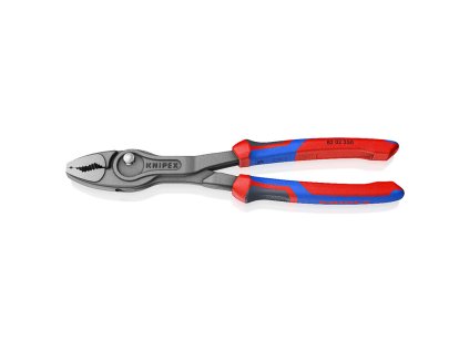 KNIPEX TwinGrip® Kliešte s predným a bočným uchopením s pohodlnými rukoväťami, fosfátované so sivou farbou, leštené, 250 mm