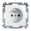 ABB 5521B-A0235794 Basic55 Zásuvka jednonásobná, clonky; biela