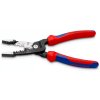 KNIPEX Odizolovač metrický model s viaczložkovými rukoväťami, potiahnutými čiernou farbou, leštenými plochými čeľusťami, 200 mm 2