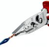 KNIPEX Odizolovač drôtov metrický model izolovaný viaczložkovými rukávmi, certifikácia VDE, pochrómované ploché čeľuste 200 mm 3