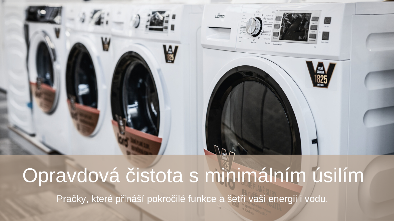 pračky, které šetří energii a vodu