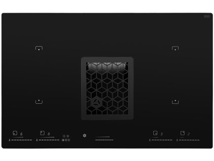 0048166 indukcni deska s integrovanym odsavacem wizard black cdb8001cc