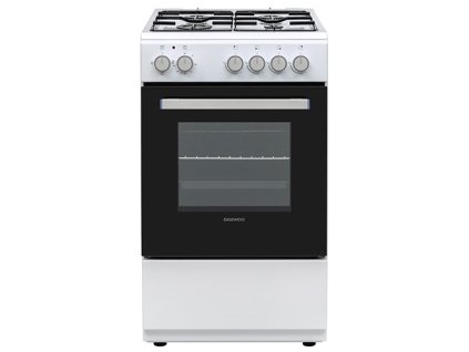 Sporák Daewoo, F56CG40E25WNLCZ, kombinovaný, 3 funkce, 4 plotýnky, energetická třída A, 2000 W