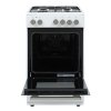 Sporák Daewoo, F56CG40E25WNLCZ, kombinovaný, 3 funkce, 4 plotýnky, energetická třída A, 2000 W