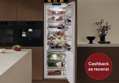 Cashback na chladničky, mrazničky a vinotéky Miele