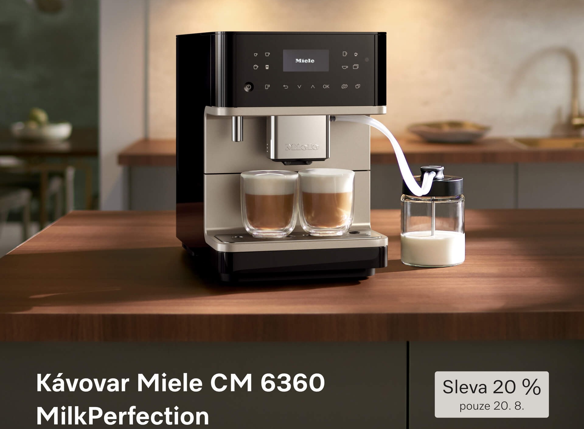 Kávovar Miele CM 6360 se slevou 20 %