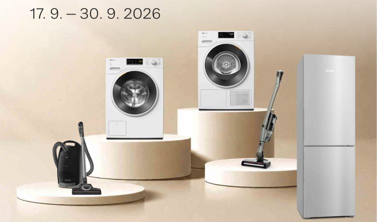 Miele Premium Weeks - sleva 15 % na vybrané spotřebiče