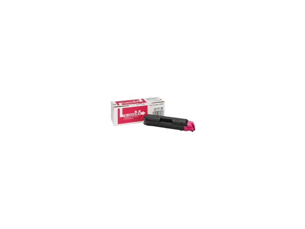 Kyocera toner TK-580M červený na 2 800 A4 (při 5% pokrytí), pro ECOSYS P6021cdn, FS-C5150DN